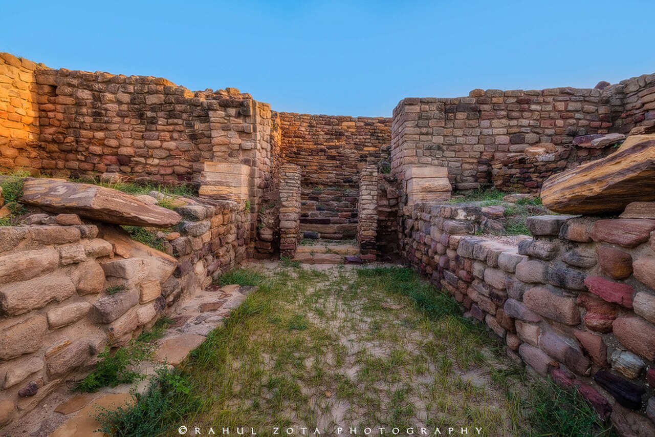 Excavated ruins at Dholavira