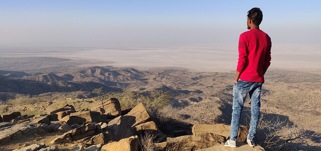 View from Kala Dungar over the Great Rann