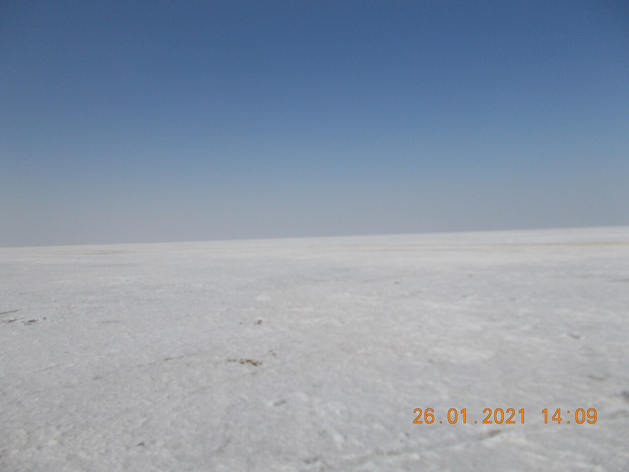 White salt desert at Dhordo